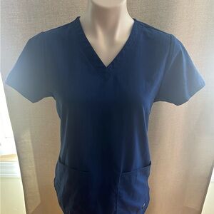 Grey’s Anatomy Barco Uniforms Blue Medical Scrub Top Size S